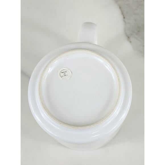 Smith Western Coffee Mug Teacup 10oz White 3 1/2" Ceramic 1984 Korea Vintage - Picture 13 of 15